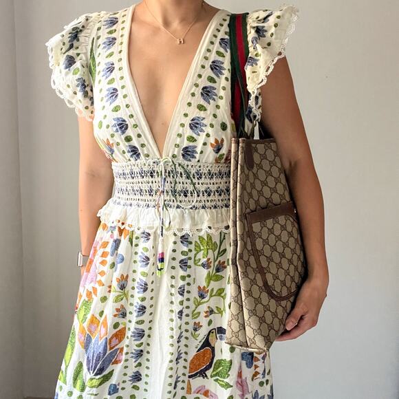 GUCCI Ophidia Coated Canvas and Leather Monogram Tote Bag - Picture 11 of 11